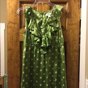 Beautiful polka dot Loft size 4 dress!